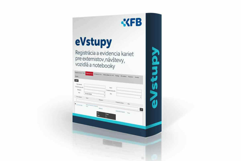 Riešenie eVstupy - Feratured | Registrácia a evidencia kariet - externisti - vozidlá - notebooky