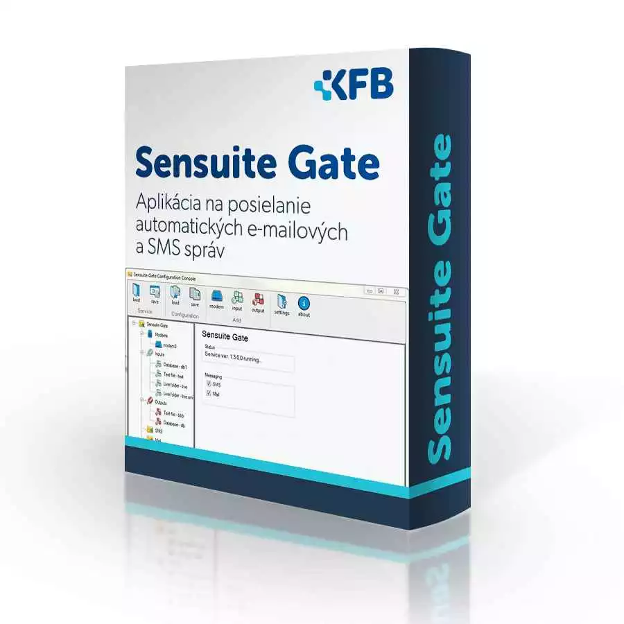Riešenie Sensuite Gate | Automatické posielanie e-mailov a SMS správ